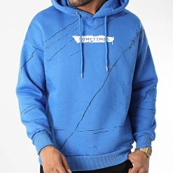 Meilleure vente ⭐ Sweat Capuche 22-K083 Bleu de Classic Series ✔️ -Classic Series Soldes classic series 345998 22 K083 SAKS 20221028T161312 03