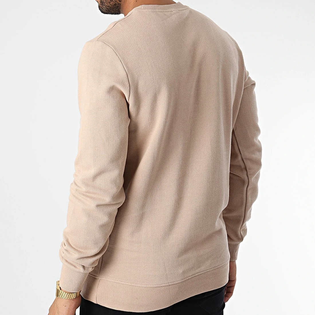 Meilleur prix 👍 Sweat Crewneck 7902 Beige de Classic Series 😀 6 Meilleur prix 👍 Sweat Crewneck 7902 Beige de Classic Series 😀 – Image 4