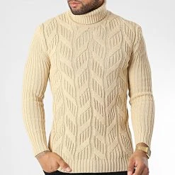 Les meilleures critiques de ⭐ Pull Col Roulé T3843 Beige de Classic Series 👍 -Classic Series Soldes classic series 346040 T3843 KREM 20221031T140951 03