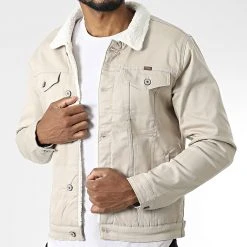Les meilleures critiques de 🧨 Veste Jean Col Mouton 7001 Beige de Classic Series 😍