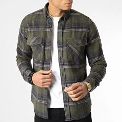 Acheter 😍 Surchemise Carreaux Y-2242 Vert Kaki de Classic Series 👍 -Classic Series Soldes classic series 348555 Y 2242 05 20221128T141149 03