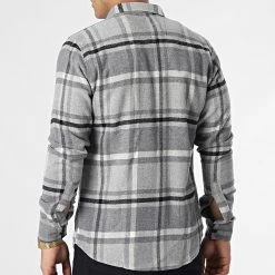 Sortie ✨ Surchemise Carreaux Y-2042 Gris Chiné de Classic Series 💯 -Classic Series Soldes classic series 348568 Y 2042 10 20221128T141545 04