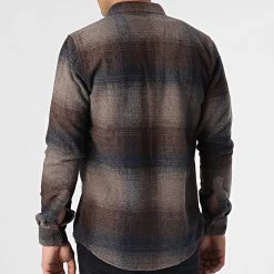 Sortie ✔️ Surchemise Carreaux Y-2242 Marron de Classic Series 🥰 -Classic Series Soldes classic series 348572 Y 2242 02 20221128T141758 04