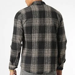 Grosses soldes 🎁 Surchemise Carreaux Y-2241 Noir de Classic Series ❤️ -Classic Series Soldes classic series 348575 Y 2241 01 20221128T140925 04