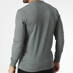 Remise 😀 Sweat Crewneck RBL6181 Vert Chiné de Classic Series 🧨 -Classic Series Soldes classic series 348606 RBL6181 NEFTI 20221123T161935 04