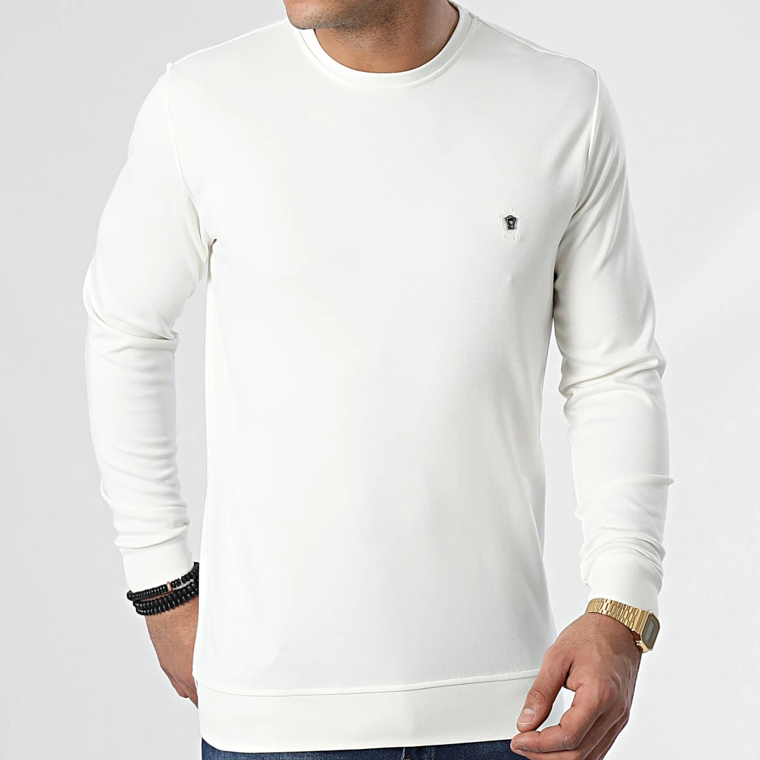 Budget ❤️ Sweat Crewneck RBL6181 Beige Clair de Classic Series 🧨 3 Budget ❤️ Sweat Crewneck RBL6181 Beige Clair de Classic Series 🧨