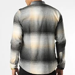 Promo ❤️ Surchemise Carreaux Y-2042 Beige Noir de Classic Series ❤️ -Classic Series Soldes classic series 348613 Y 2042 04 20221128T141116 04