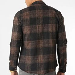 De gros ✨ Surchemise Carreaux Y-2241 Marron de Classic Series ❤️ -Classic Series Soldes classic series 348615 Y 2241 03 20221128T140907 04