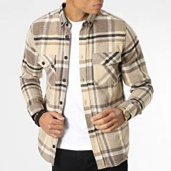 Promo 🎁 Surchemise Carreaux Y-2242 Beige de Classic Series ❤️ -Classic Series Soldes classic series 348640 Y 2042 07 20221128T141057 03