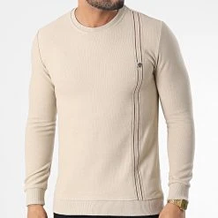 Tout neuf ⭐ Sweat Crewneck RBL6213 Beige de Classic Series ✨ -Classic Series Soldes classic series 348681 RBL6213 BEJ 20221125T151850 03