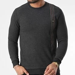Bon marché 🔥 Sweat Crewneck RBL6213 Gris Anthracite de Classic Series 🔥 -Classic Series Soldes classic series 348683 RBL6213 ANTRASIT 20221125T151038 03