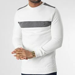 Promo 💯 Sweat Crewneck RBL6212 Blanc de Classic Series 🔥