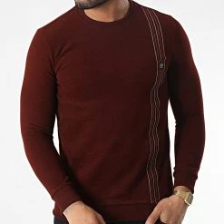 Bon marché ⭐ Sweat Crewneck RBL6213 Bordeaux de Classic Series ✨ -Classic Series Soldes classic series 348715 RBL6213 KIREMIT 20221125T150308 03