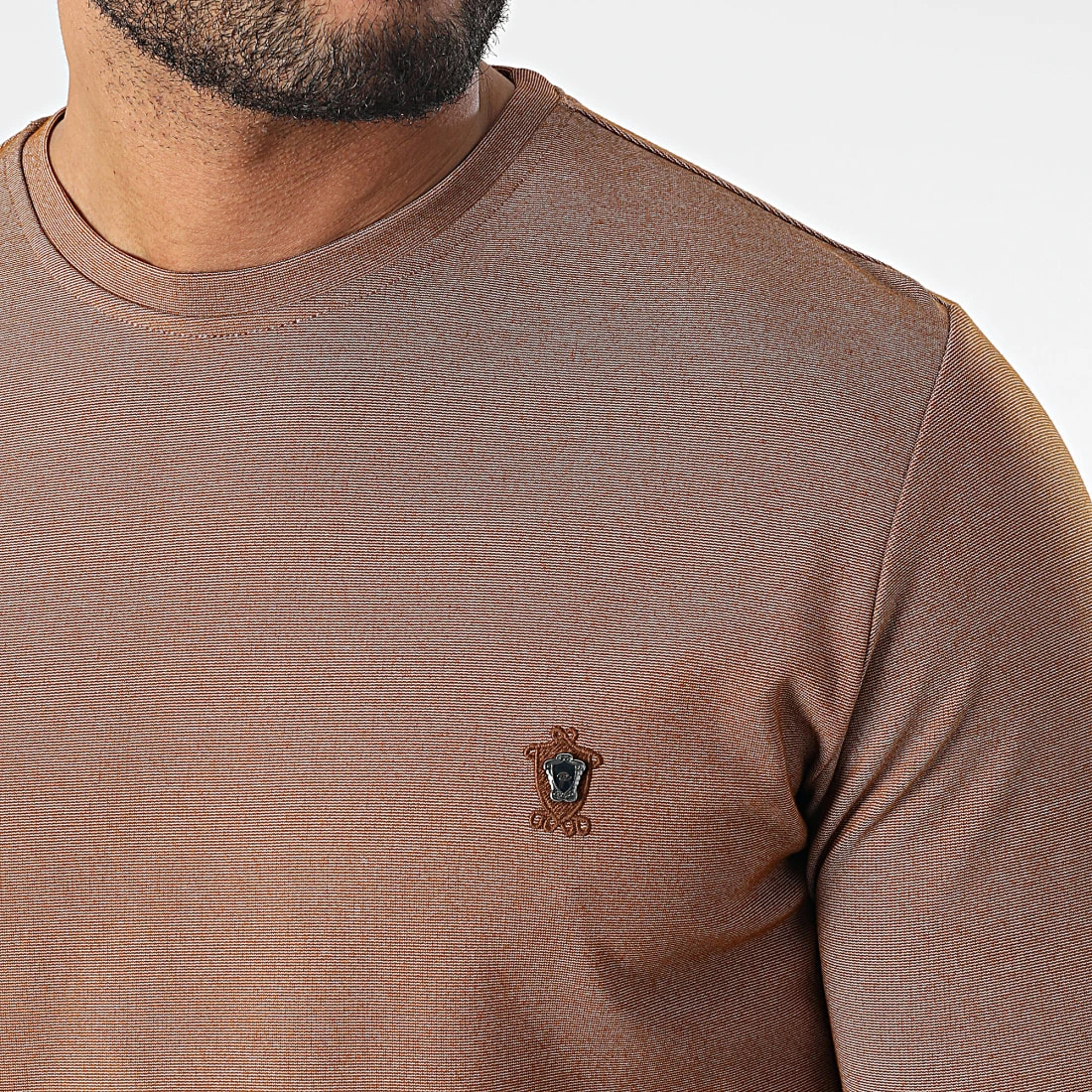 Coupon ✨ Sweat Crewneck RBL6181 Camel Chiné de Classic Series 🧨 4 Coupon ✨ Sweat Crewneck RBL6181 Camel Chiné de Classic Series 🧨 – Image 2