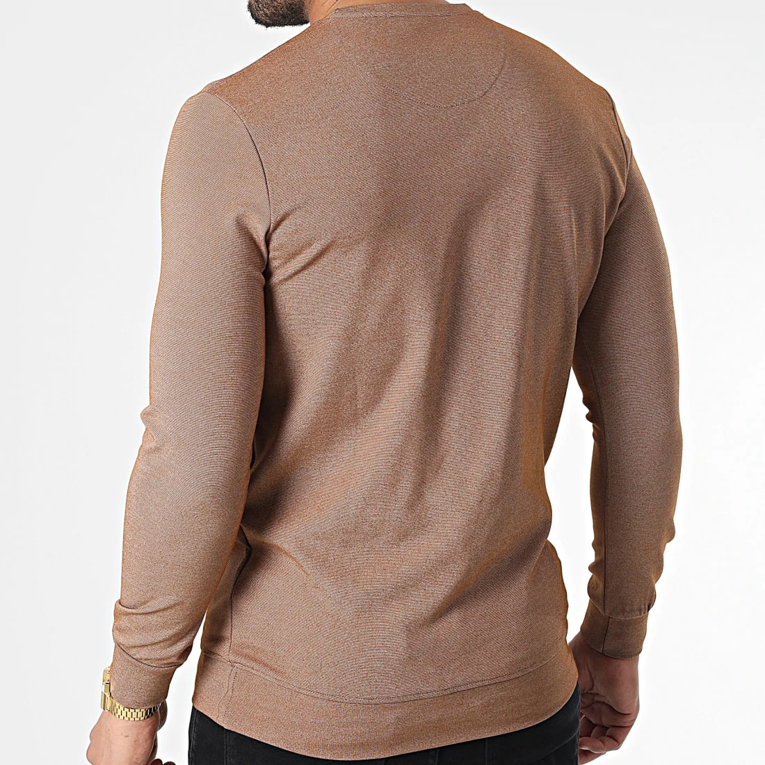 Coupon ✨ Sweat Crewneck RBL6181 Camel Chiné de Classic Series 🧨 6 Coupon ✨ Sweat Crewneck RBL6181 Camel Chiné de Classic Series 🧨 – Image 4