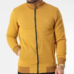 Promo 💯 Veste Zippée RBL6310 Jaune Moutarde de Classic Series 😍 -Classic Series Soldes classic series 348719 RBL6310 HARDAL 20221122T152931 03