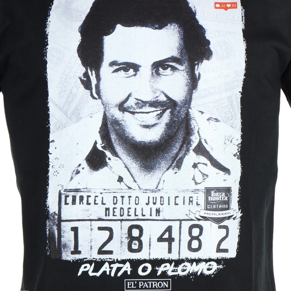 Meilleur prix ⭐ Tee ❤️ Shirt El Patron Noir de Classic Series 🔥 4 Meilleur prix ⭐ Tee ❤️ Shirt El Patron Noir de Classic Series 🔥 – Image 2