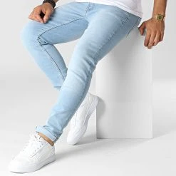 Sortie ❤️ Jean Slim DP1000 Bleu Wash de Classic Series ⭐ -Classic Series Soldes denim project 338123 DP1000 131 20221024T143753 03