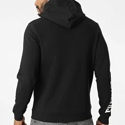 De gros ⭐ Sweat Capuche Zippé Sulphur Noir de Classic Series 🥰 -Classic Series Soldes everlast 298510 879460 60 8 20220119T151139 04