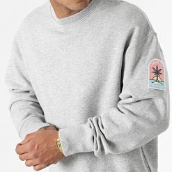 Coupon 🥰 Sweat Crewneck Cali Gris Chiné de Classic Series 😉