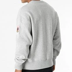 Coupon 🥰 Sweat Crewneck Cali Gris Chiné de Classic Series 😉 -Classic Series Soldes green of california 255436 GREENOFCALIFORNIA SWCR HTRGREY 20210607T140737 04