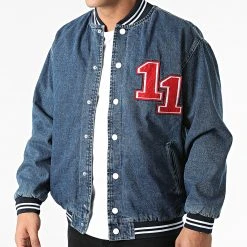 Top 10 🎁 Veste Teddy 14992 Bleu Denim de Classic Series 🧨 -Classic Series Soldes grj denim 288581 14992 BLUE 20211019T155507 03