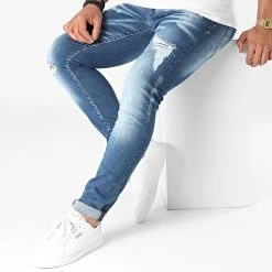 Bon marché 👏 Jean Slim 2940 Bleu Denim de Classic Series 🛒 -Classic Series Soldes grj denim 288604 2940 BLUE 20211020T135428 03