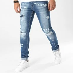 Acheter ✨ Jean Slim 2932 Bleu Denim de Classic Series 🌟