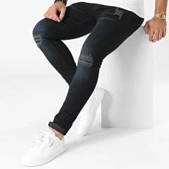 Remise ⌛ Jean Slim 2930 Bleu Brut de Classic Series ⌛ -Classic Series Soldes grj denim 288613 2930 BLACK 20211014T150941 03