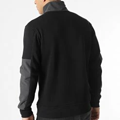 Promo ⭐ Sweat Col Zippé Summit Noir de Classic Series 👍 -Classic Series Soldes nicce london 295478 0114 K008 0143 20211217T162006 04