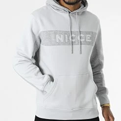 Acheter ⌛ Sweat Capuche Panama Gris de Classic Series 👍 -Classic Series Soldes nicce london 309523 0237 K008 0527 20220322T143015 03