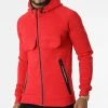 Offres ✨ Sweat Zippé Capuche Gortion Rouge de Classic Series ❤️ -Classic Series Soldes none 309436 GORTION RED 20220322T150642 01