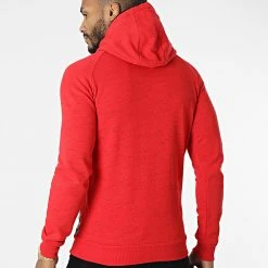 Offres ✨ Sweat Zippé Capuche Gortion Rouge de Classic Series ❤️ -Classic Series Soldes none 309436 GORTION RED 20220322T150647 04