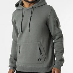Coupon 💯 Sweat Capuche H10600C21293A Gris Anthracite de Classic Series ⌛