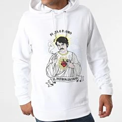 Vente flash 🧨 Sweat Capuche Pablo Narcos Blanc de Classic Series 🌟 8 Vente flash 🧨 Sweat Capuche Pablo Narcos Blanc de Classic Series 🌟 -Classic Series Soldes tealer 272494 PABLO NARCOS HOODIE WHITE 20210705T160058 03