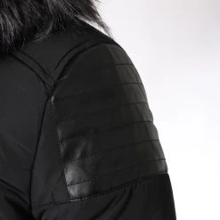 Promo ❤️ Parka Fourrure 79623 Noir de Classic Series ✨ -Classic Series Soldes terance kole 150332 79623 NOIR 20180814T121312 04