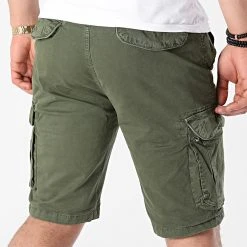 Promo 🌟 Short Cargo XX160038 Vert Kaki de Classic Series 💯 -Classic Series Soldes terance kole 260660 XX160038 3 20210412T144913 04