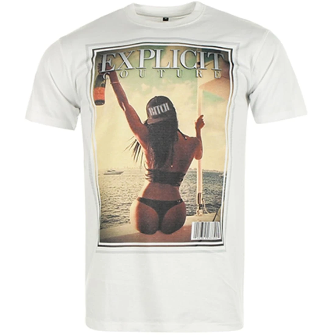 De gros 🔥 Tee Shirt Explicit Champagne Girl Blanc de Classic Series 🎉 3 De gros 🔥 Tee Shirt Explicit Champagne Girl Blanc de Classic Series 🎉